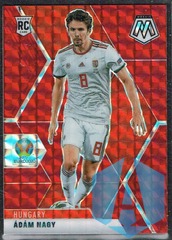 2021 Panini Mosaic UEFA Euro Soccer Adam Nagy #50 Red Camo RC Hungary